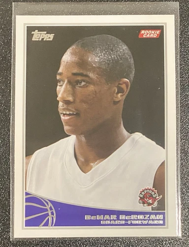 2009-10 TOPPS BASKETBALL DeMAR DeROZAN ROOKIE CARD TORONTO RAPTORS
