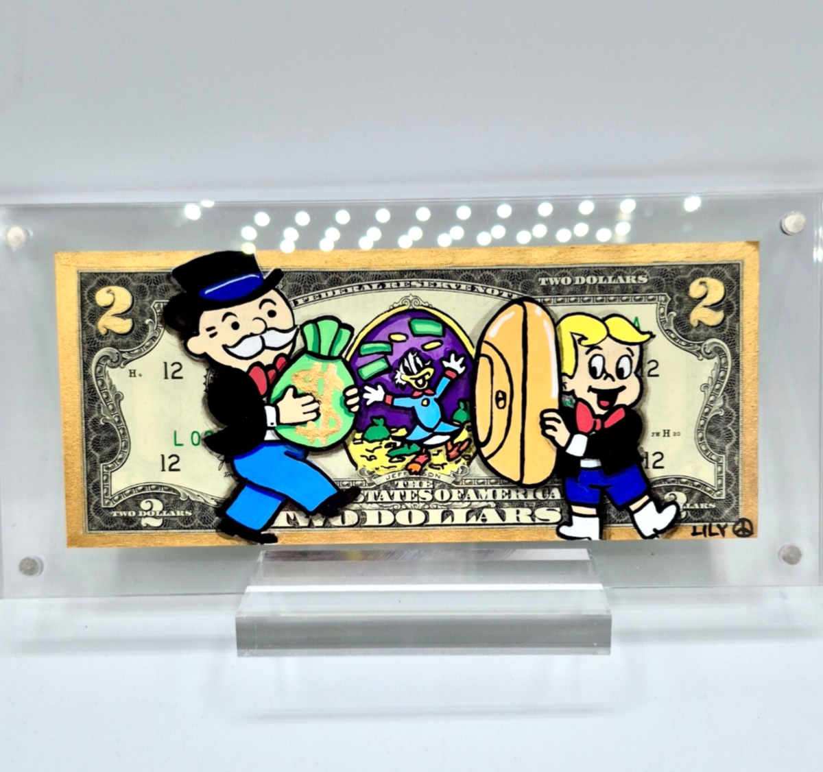 Money Vault 2.0 Limited Rare Uncirculated U.S 2 Dollar Bill Mr