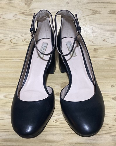 Cole Haan Grand OS Black Ankle Strap Pumps Heels Womens Shoes 7.5 B - Picture 3 of 11