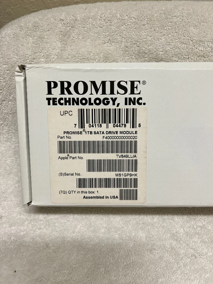 Promise/Apple TV849LL/A 1TB Sata Drive Module - NEW IN BOX!!! - Image 2 of 2