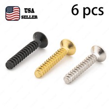 6 Pcs Single coil pickup mounting Countersunk Head Screws For Strat Tele