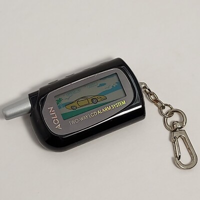 OEM Replacement Fob AOLIN Two-Way LCD Alarm System 4-Button Remote Key Fob