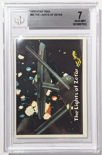 Vtg 1976 Topps #82 Star Trek The Lights Of Zetar Trading Card 7 NM