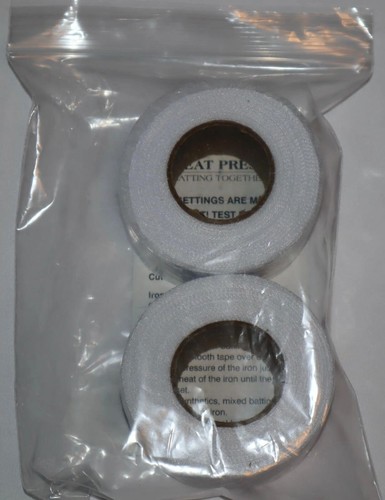 Heat Press Batting Together 1 1/2" Fusible Batting Tape 2 Pack - Picture 2 of 4