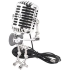 Retro Style Vintage Microphone Robot Desk Lamp, Vintage Microphone Robot6007
