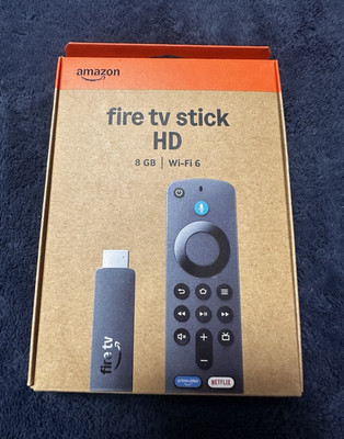 Amazon Fire TV Stick HD 1080p Wi Fi 6 8GB HDR Alexa Voice Remote HDMI