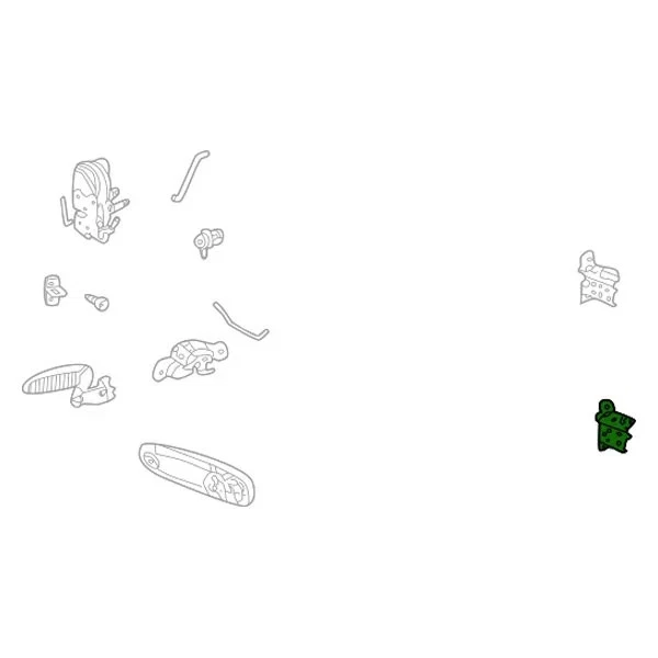 For Dodge Ram 3500 2003-2010 Mopar 55275634AA Front Lower Door Hinge Foto 4 de 4