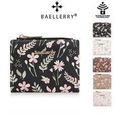 RFID Blocking Women Leather Wallet Ladies Small Compact Credit Card Holder Purse