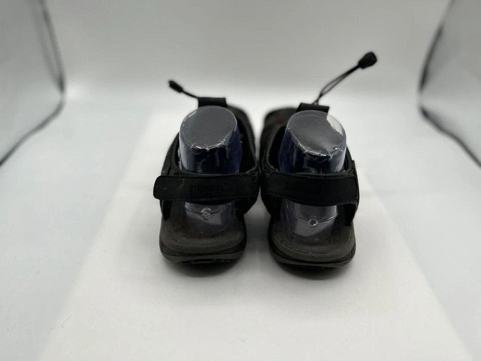 Khombu Ashley Active Sandal Women's Sz 9 Black Leather Drawstring Comfort - Image 2 of 4