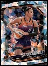 2025 Panini Prizm WNBA #4 Satou Sabally Ice Prizms