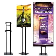 Poster Stand for Display Double-Sided Heavy Duty Sign Stand Holder Floor Free...
