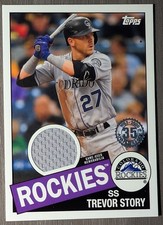 2020 Topps - 1985 Topps Baseball Relics Trevor Story #85TR-TS Rockies Red Sox