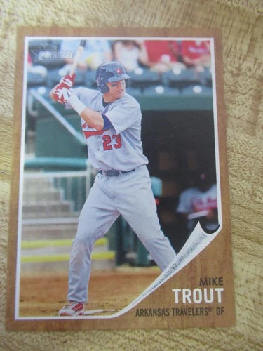 Mike Trout 2011 Topps Heritage Minors Rookie Card  Los Angeles Angels Great !