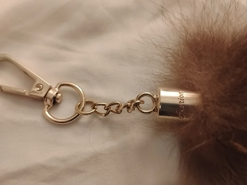 16"-18" Real Piel de Zorro Cola Llavero Bolso Dije Cartera Colgante Disfraz Juegos con disfraces Juguetes Foto 3 de 4