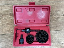 Universal Drill Hole Cutter In Plastic Storage Case 