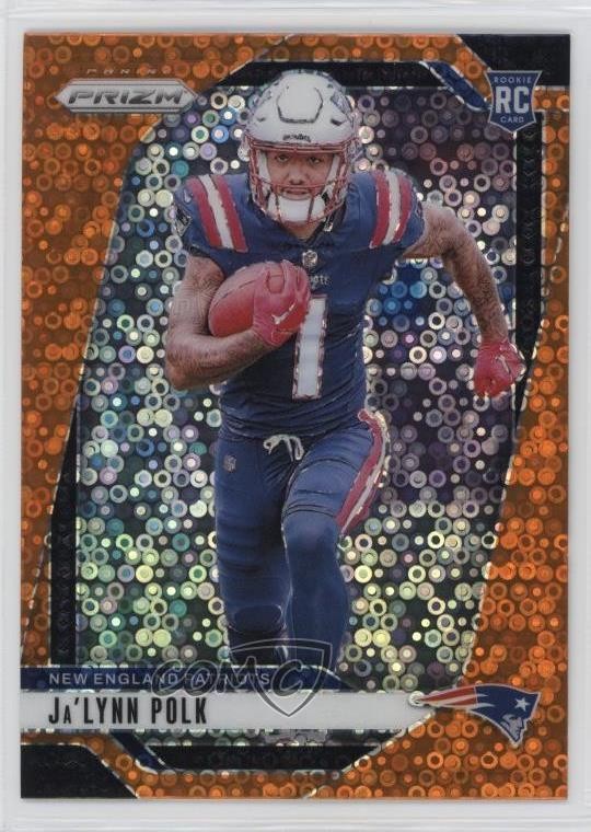 2024 Panini Prizm Rookies Disco Prizm Ja'Lynn Polk #339 Rookie RC 12g7