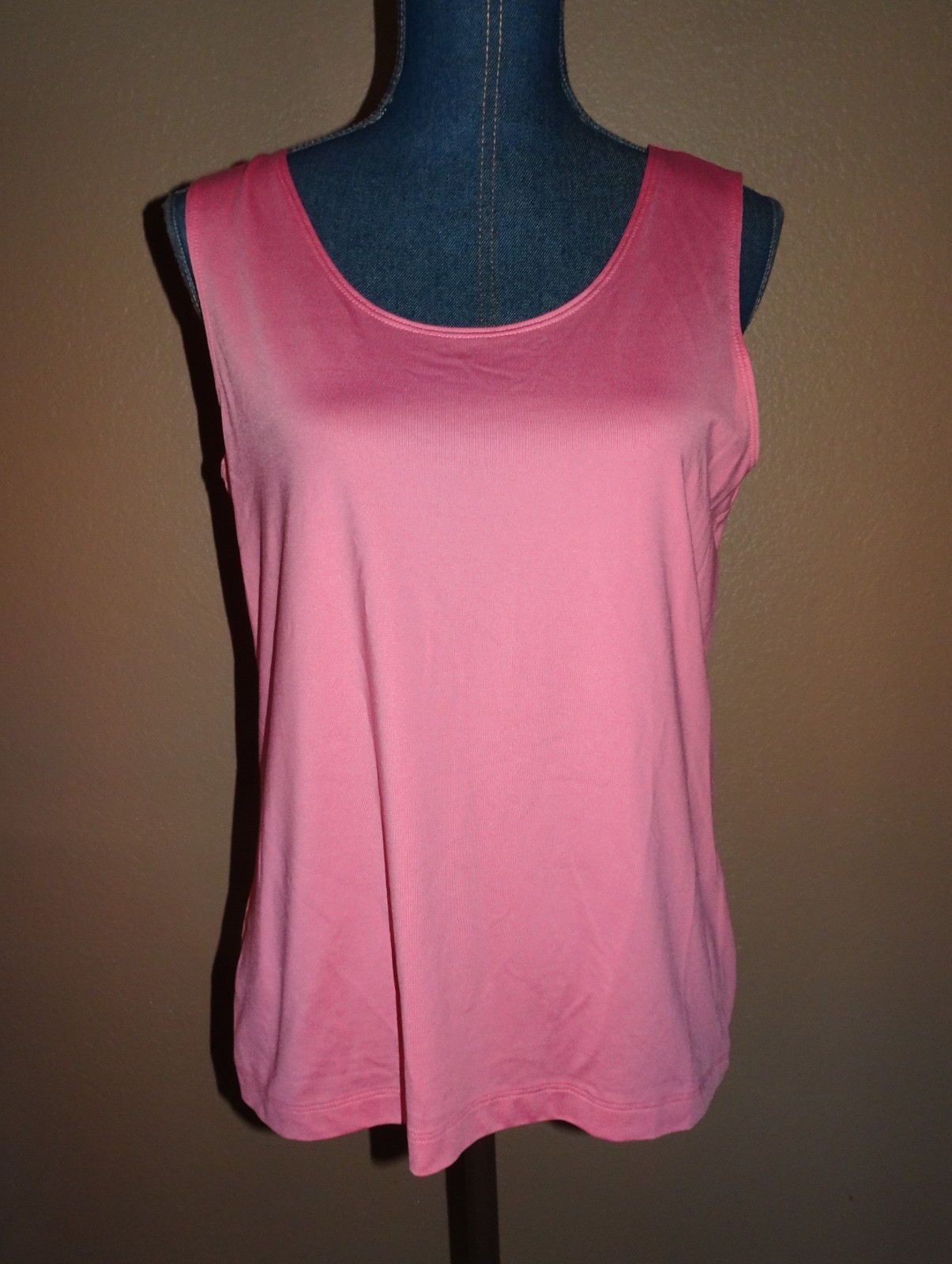 Chico's Salmon Microfeel Timeless Basic Knit Tank… - image 1