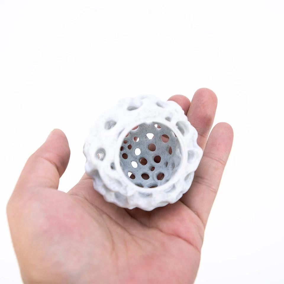 Aquário caverna pequena porosa casa Betta peixes esconder manchas abrigo camarão  - Imagem 3 de 4