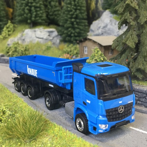 Mercedes-Benz Semi-remorque à benne ronde - HERPA 319096 - HO 1/87 | Zustand: Neuf