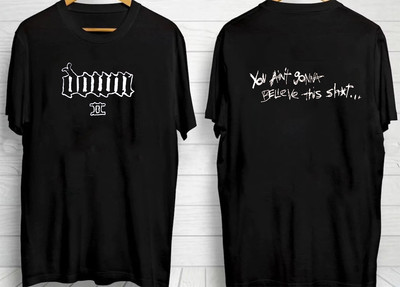 Down Band Down II Collection 2 Side Black All Size T-Shirt AR1438