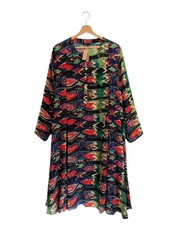 Raga @ Sahara Abstract Print Midi Dress SIZE SMALL Pockets Relaxed BNWT NEW