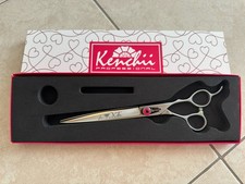 Kenchii LOVE 8.0 Curved Professional Dog Grooming Scissors in Box