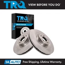 TRQ Front Brake Rotor Set Fits 2017 Genesis 2012-2016 Hyundai 2015-2017 Kia