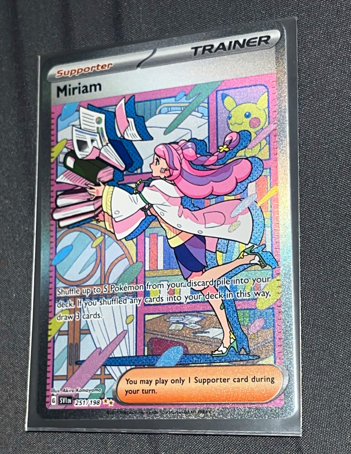 The Pokémon Company Miriam 251/198 SV01 Scarlet & Violet SIR Holo EN