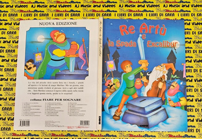 Book Libro RE ARTU' E LA SPADA EXCALIBUR 1995 fiabe per sognare 20 EDIBIMBI(SG20