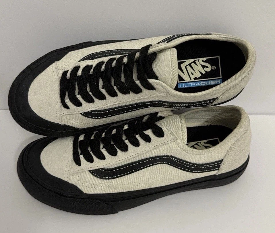 Size 8.5 Women 7.0 MENS- VANS Style 36 Decon SF Marshmallow VANS STYLE 36 DECON SF MIX MATCH MULTI MARSHMALLOW USED GOOD  main image 2