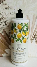 Lemon Basil Dish Soap 32 fl oz Without Harsh Chemicals