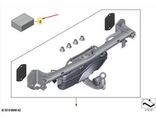 BMW X1 U11 Anhängerkupplung AHK elektrischer Nachrüstsatz 71605A7DE60 NEU ORIGINAL
