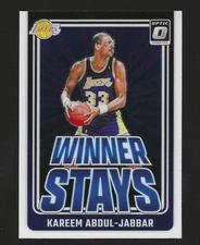KAREEM ABDUL-JABBAR 2024-2025 Donruss Optic Winner Stays #14 Lakers