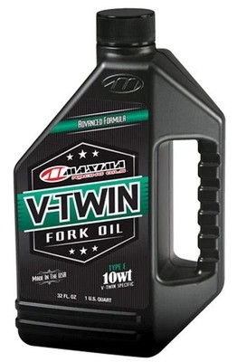 MAXIMA LUBRICANTS Fits V-TWIN FORK OIL 10WT 32OZ