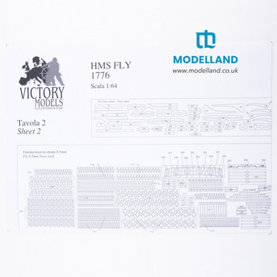 H.M.S. Fly 1776 Schiffspläne Maßstab 1:64 - Amati Swan Class Sloop B1100,03