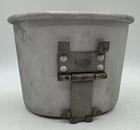 Vintage WW2 era US Army Military M1910 Canteen Cup 1945 EA Co Marked Restoration