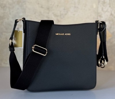 【MICHAEL KORS】ショルダーバッグ 黒 Michael Kors Jet Set Travel Small Shoulder Crossbody Messenger Bag