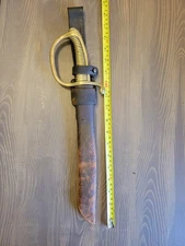 Antique Modified German Carl Eickhorn Sword/Bowie Knife w/Sheath & Frog