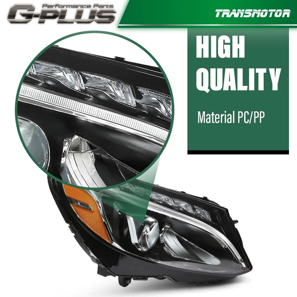 Faro LED lado derecho apto para Mercedes Benz C43 AMG C300 2015-2018 clase C derecha Foto 4 de 4