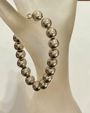 TIFFANY  CO. Sterling Silver Ball/Bead Bracelet..7 inches