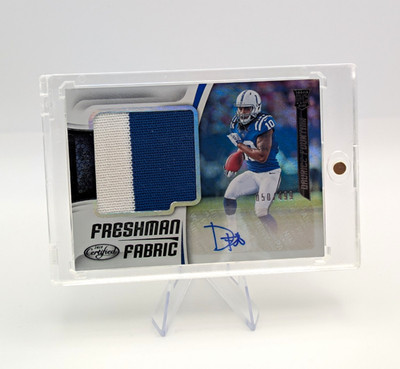 Daurice Fountain RC Freshman Fabric Panini Certified 2018 #238 /499 Patch/Auto