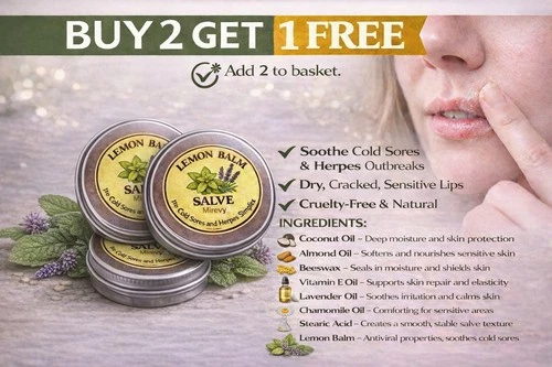 Lemon Balm Cold Sore Salve Mini