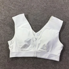 Tommie Copper Shoulder Support Sports Bra Womens XL Zip Front Activewear Gym