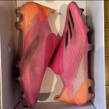 adidas X Ghosted FG Soccer Cleats Lightweight Pink Orange