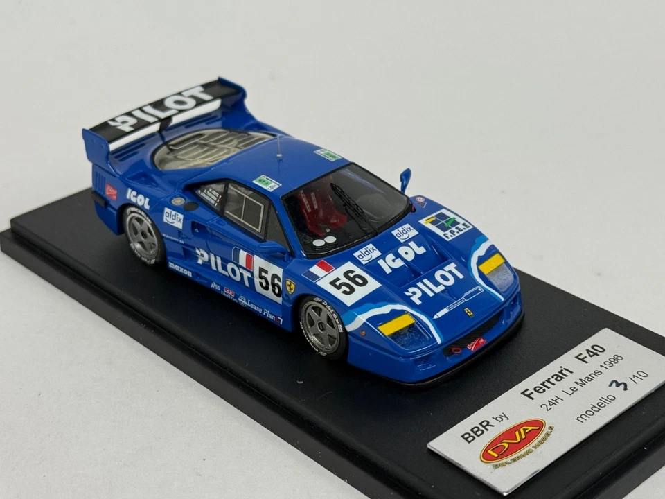Kit 1/43 BBR de DVA Ferrari F40 Pilot 1996 24 Horas de Le Mans #3 de 10 ABG61 Foto 4 de 4