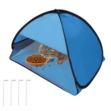 Outdoor Cat Feeding Station, 31.5 x 19.7 x 21.7in Large Outdoor Pet House