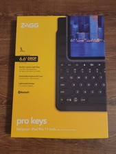 ZAGG Pro Keys Wireless Keyboard Case For iPad Air M3 M2 11" / iPad Pro 11" 1-4 G