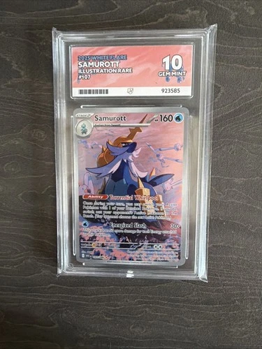 SAMUROTT 107/086 Illustration Rare  White Flare Pokemon Card TCG ACE 10 💧