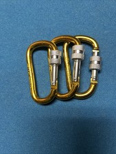 Gold Locking Carabiner