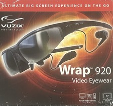 Vuzix Wrap 920 Video Eyewear with Accessories and Manuals